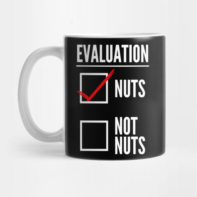 Evaluation: Nuts Or Not Nuts by GraphicsGarageProject